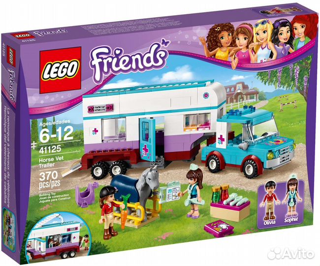 Lego friends ветеринарная машина 41125