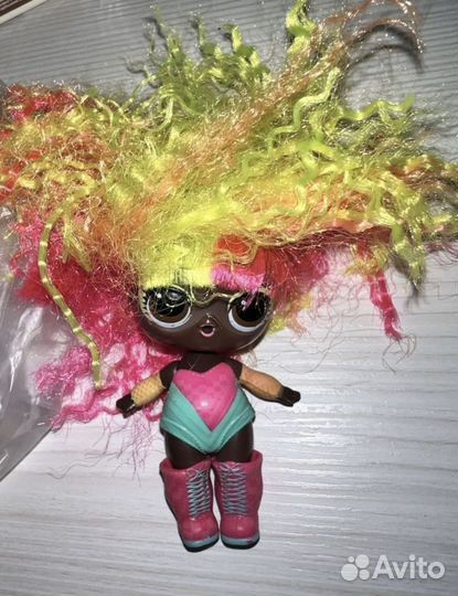 Кукла лол с волосами
