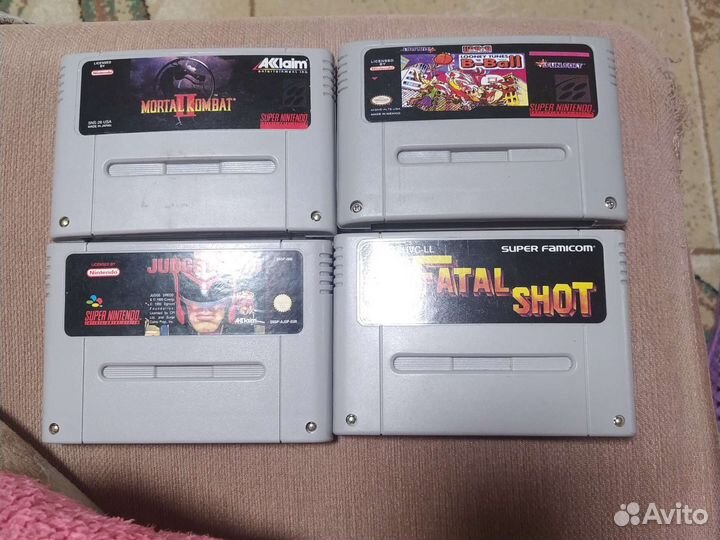 Super nintendo картриджи