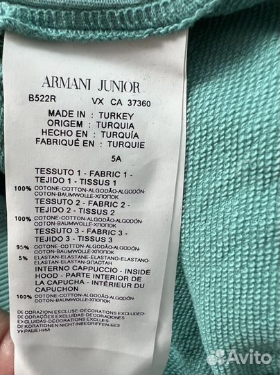 Толстовка armani оригинал