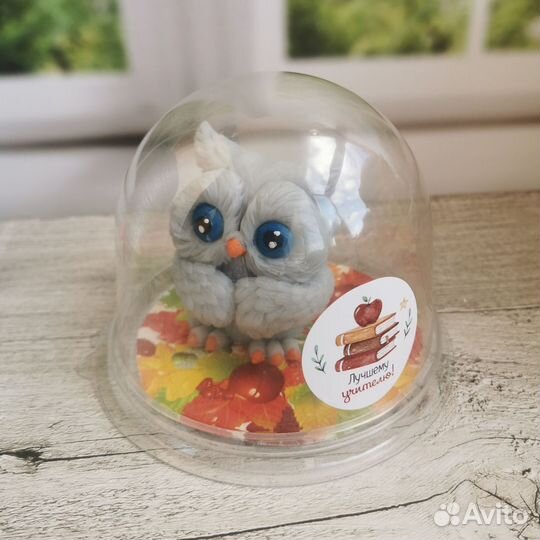 Подарок ко дню учителя, Сова, мыло ручной работы