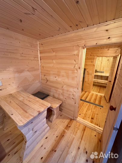 Готовая баня 6х2,3 м с доставкой
