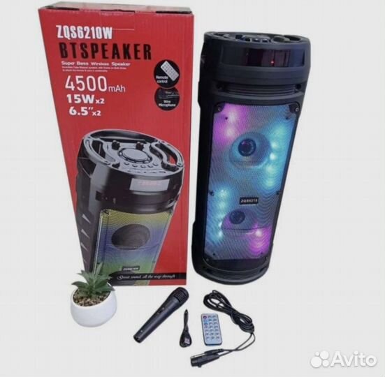 Беспроводная Bluetooth колонка с микрофоном