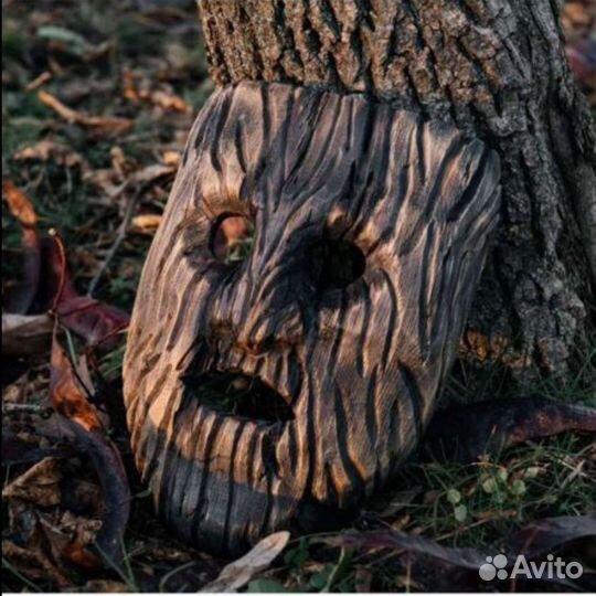 Деревянная маска. Авторская работа. Эксклюзив