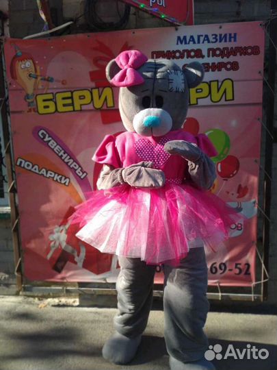 Мишка тедди, кот и панда