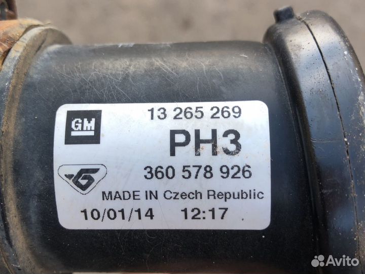 Патрубок интеркуллера Chevrolet, opel (a14net)