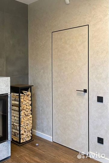 Скрытая дверь под покраску