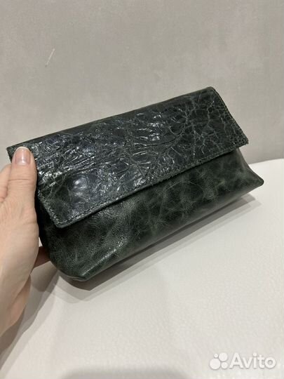 Сумка- Кошелёк- Косметичка натуральная кожа