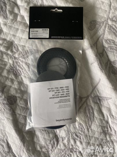 Амбушюры для наушников beyerdynamic dt-770 pro