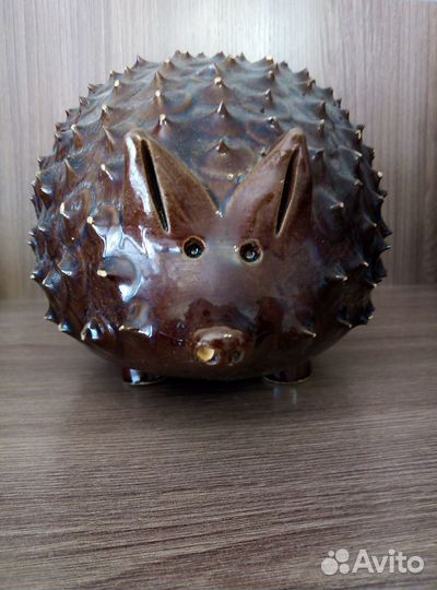 Редкая Статуэтка Ёж, 1960-е Керамика Латвия Елгава