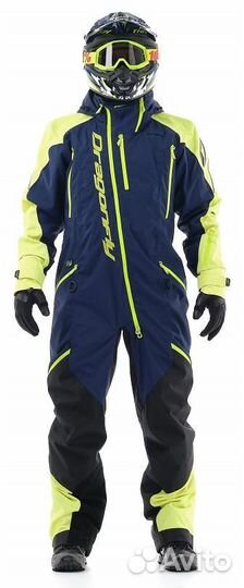 Комбинезон DragonFly Extreme 2020, Сине-желтый