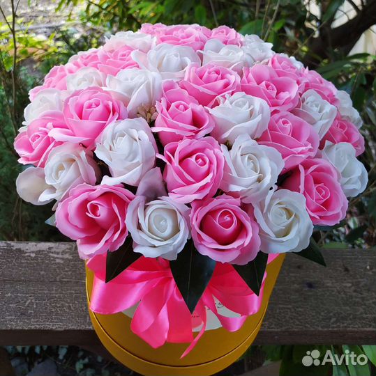 51 Роза из мыла.Мыльные розы.Букет из мыла