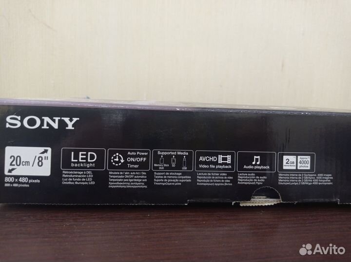 Цифровая фоторамка sony dpf- HD800