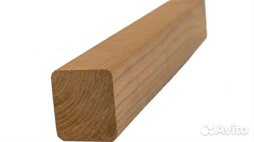 Брусок фасадный 40 x40 мм. Из термодуба
