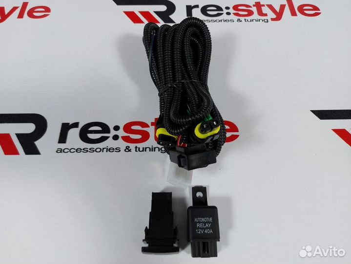 Проводка для туманок с кнопкой Toyota V2262