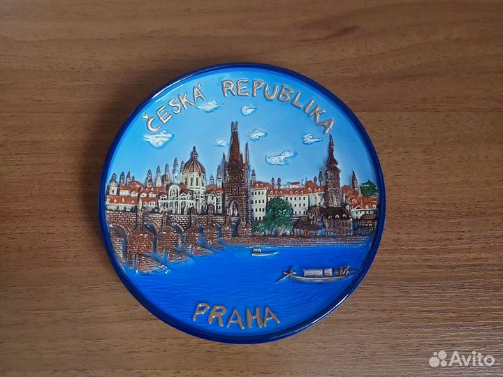 Настенная тарелка Чехия Прага