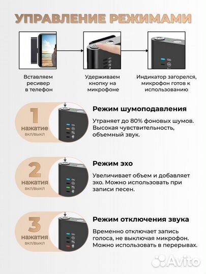 Петличный микрофон для iPhone