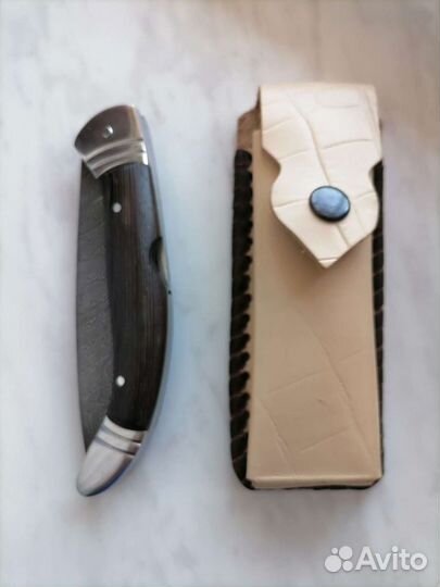 Нож ручной работы, складной