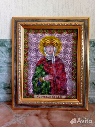 Икона из бисера