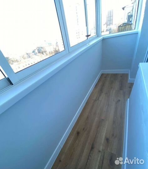 Отделка,обшивка,утепление лоджий и балконов