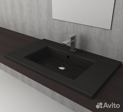 Раковина мебельная Bocchi Milano 100 черный матовый 1105-004-0126