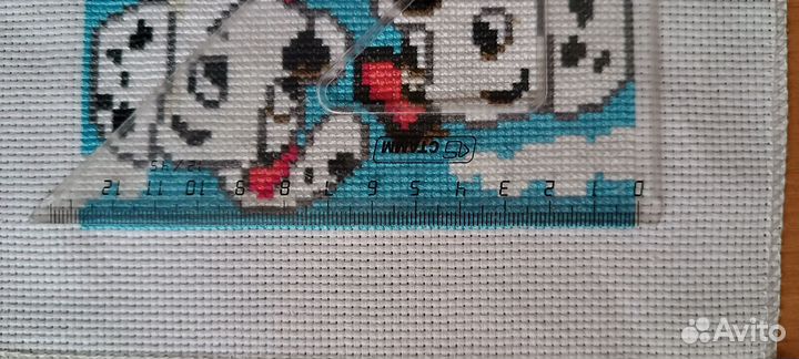 Вышивка крестом Далматинцы