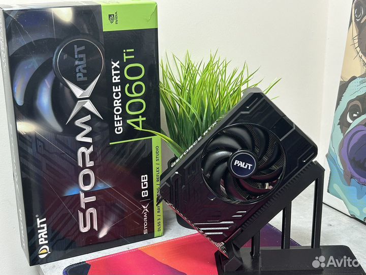 Видеокарта RTX 4060ti 8gb Palit StormX