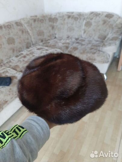 Шляпа меховая из норки