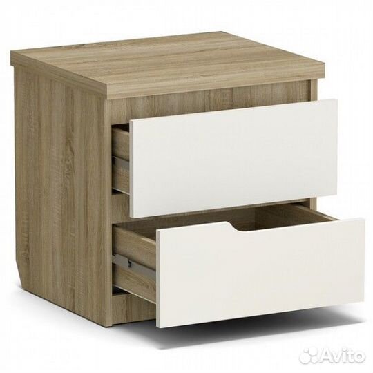 Тумба прикроватная 510*445*520 Дуб Крафт белый