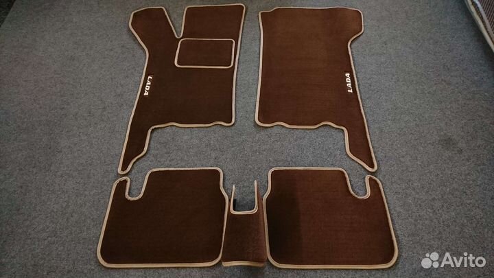 Автоковрики для ваз 2109, коричневые