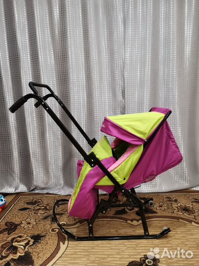 Детские санки коляска