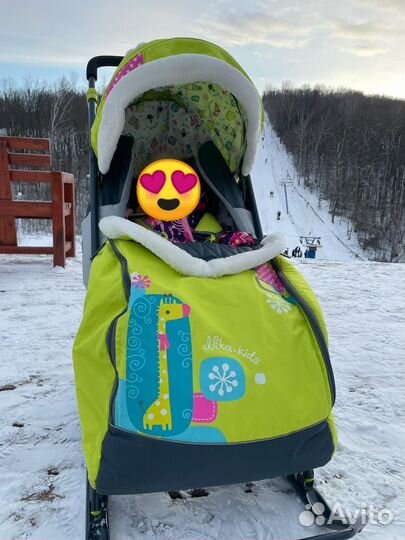 Ника санки коляска