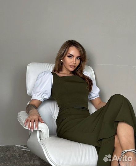 Платье женское длинное 44р