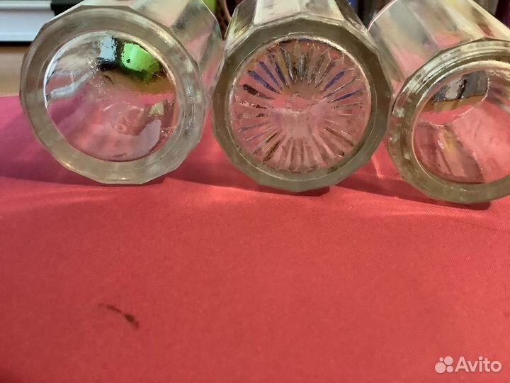 Граненые стопки и стаканы СССР