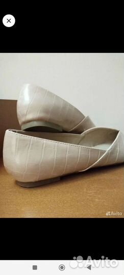 Балетки натуральная кожа 37