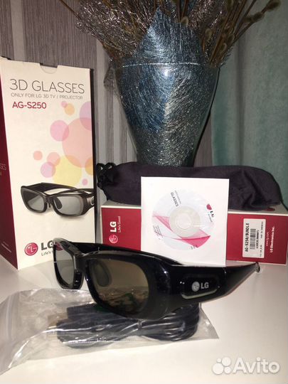 Активные 3D очки для тв и проекторов LG AG-S250