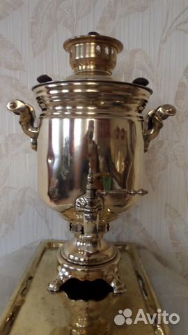 Самовар дровяной-угольный