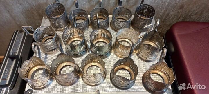 Подстаканник мельхиор СССР