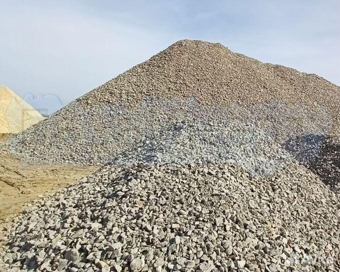 Окол бутовый камень отсев с доставкой