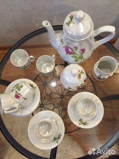 Кофейный фарфоровый сервиз