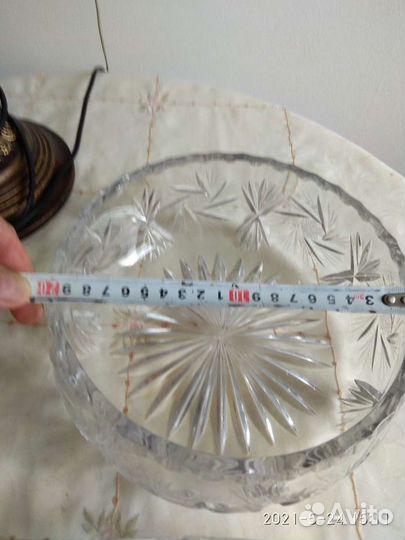 Хрустальная ваза