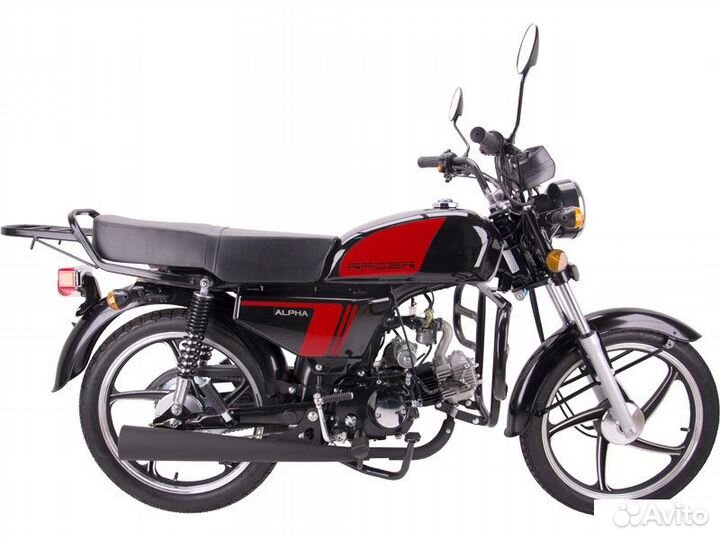 Мопед racer RC50 alpha красный