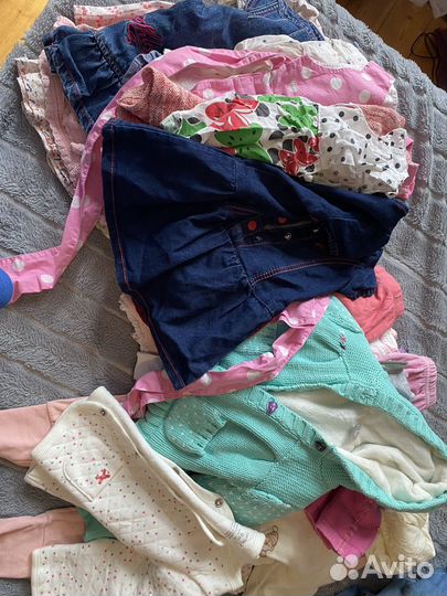 Пакет вещей на девочку 6-12 м