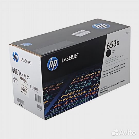 Картридж HP 653X Black черный HP LaserJet Enterpr
