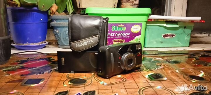 Раритетный плёночный фотоаппарат Minolta C10