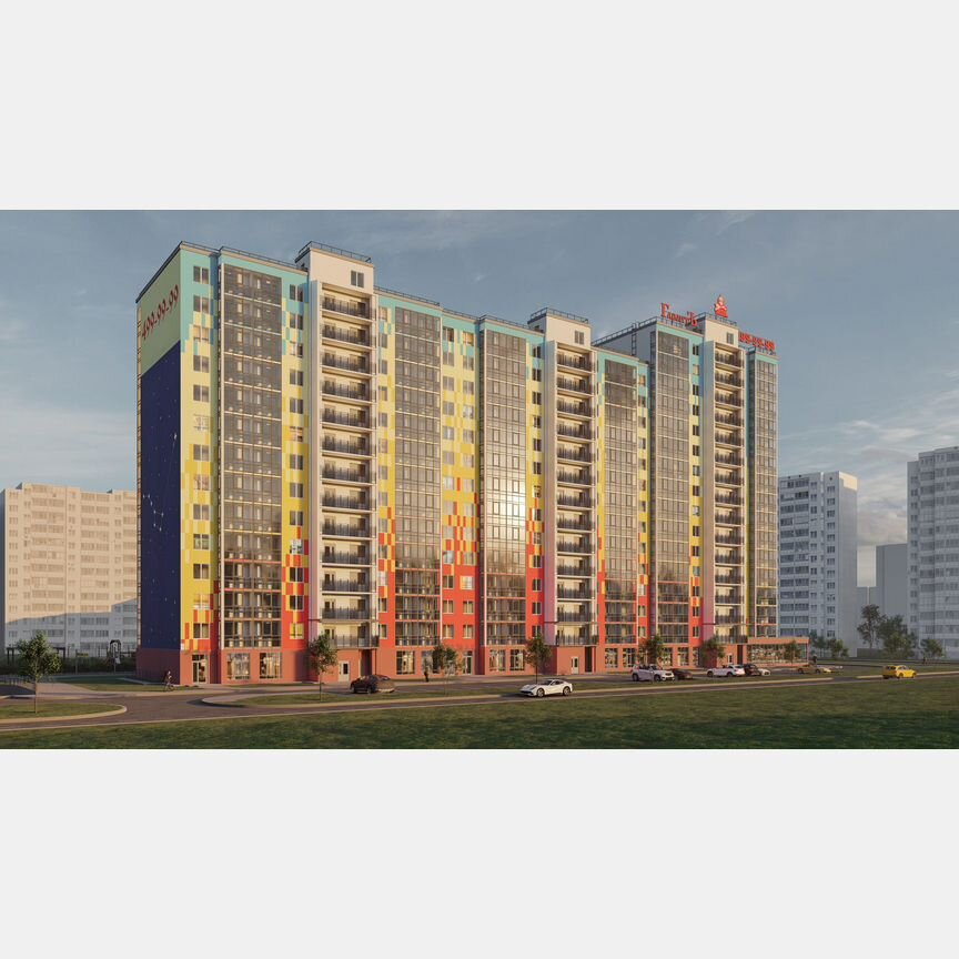 1-к. квартира, 40,4 м², 11/15 эт.