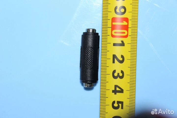 Адаптер соединитель,разъем 5.5 x 2.1 - 5.5 x 2.1