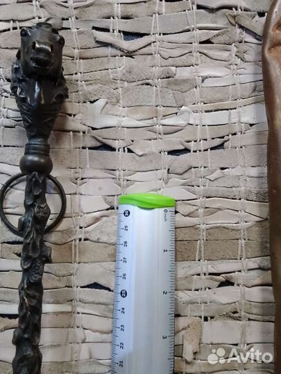 Рожок обувной бронза тяжёлый традиционный