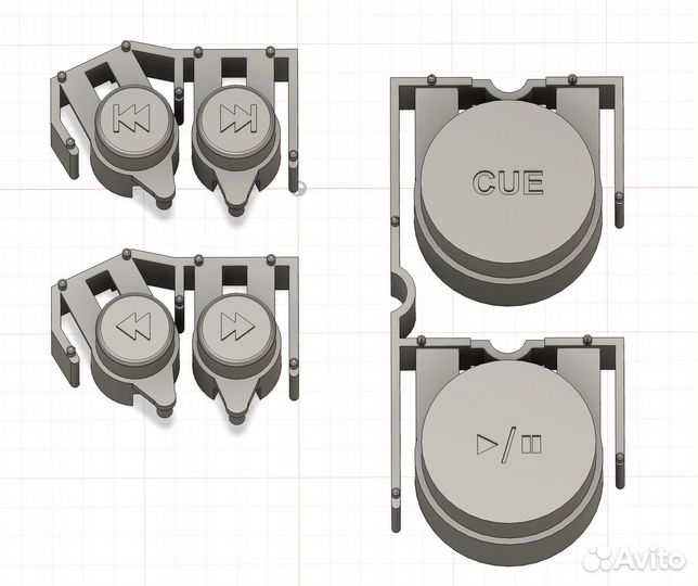 Кнопки Pioneer XDJ-700