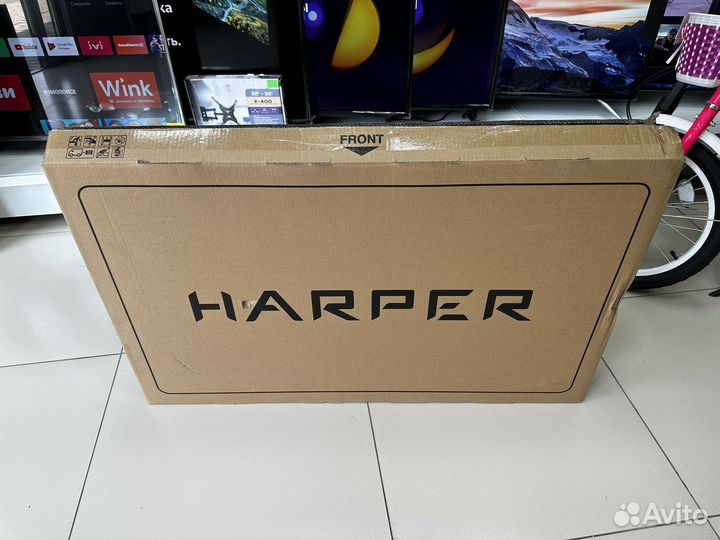 Телевизор Harper 43F670TS новый smart wifi